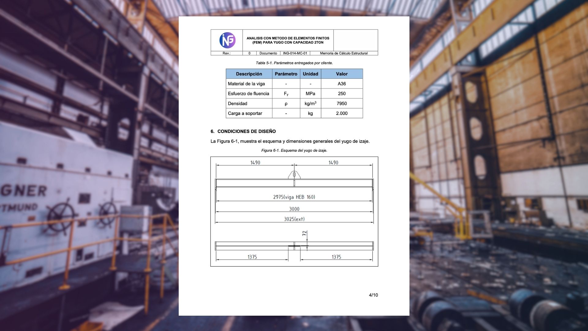 Análisis Con Método De Elementos Finitos (FEM) Para Yugo Con Capacidad 2ton (2)